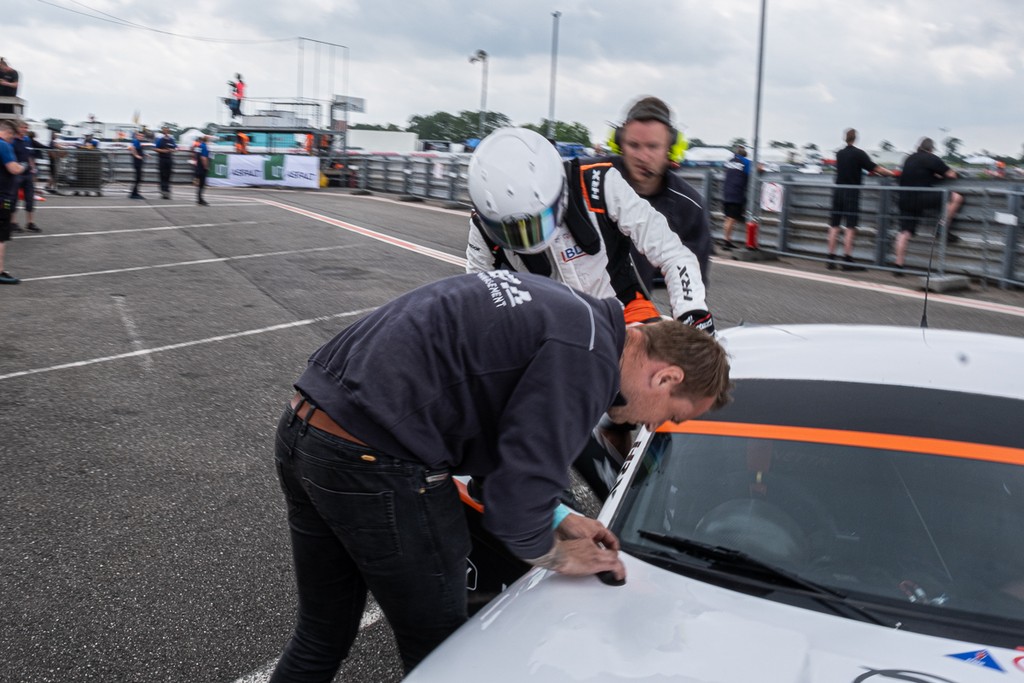 Mange kræfter blev brugt for at sikre et optimalt pitstop
